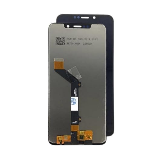 Écran tactile LCD avec cadre pour Motorola Moto One P30 noir
