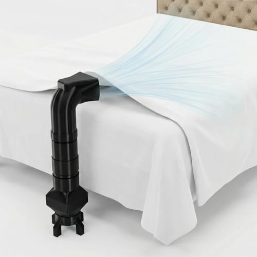 NeonVrs Bed Cooling System (Supports Beds Up to 25.2 Tall) Quiet Bed Fan Under Sheets for Cooling and Sleep Bedside Fan for Hot Sleepers & Night Sweats Relief