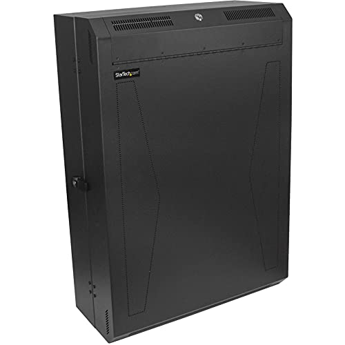Image of StarTech.com 6U Wall Mount Network Cabinet - Vertical Wall Mount Patch Panel Rack - 30 inch Server Room Cabinet (RK630WALVS)
