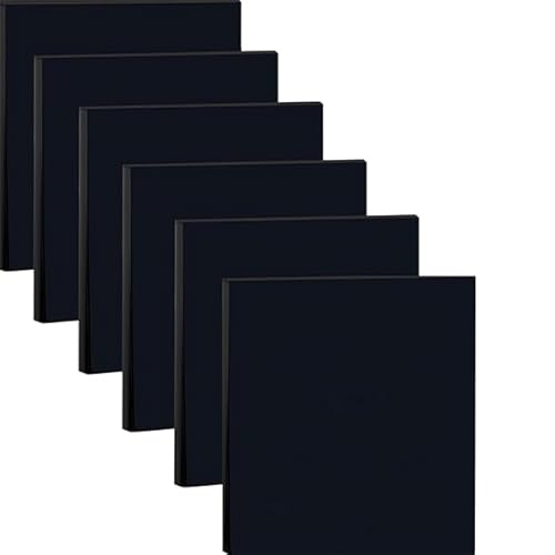 600 Sheets Black Sticky Notes 3x3 inch, 6 Pads Super Self-Stick Notes, 100 Sheets/Pad,Aesthetic Sticky Pads for Office, School, Home,Hospital Supplies Colored Gel Pens, Notepad