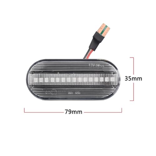 Luces posición laterales para Bora Lupo Passat 3B intermitentes coche clear 7