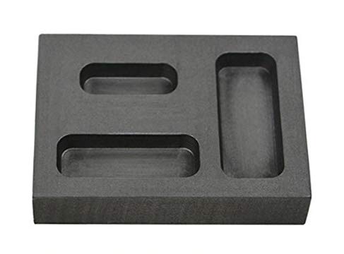 1/4 oz 1/2 oz 1 oz Ounce Combo Graphite Ingot Mold Crucible - Want It All