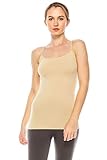 Kurve American Made Basic Seamless Cami, UV Protective Fabric UPF 50+ (Made with Love in The USA)