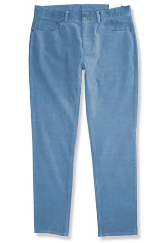 Brooks Brothers Mens Slim Fit Five Pocket Mini Corduroy Pants, (US, Waist Inseam, 34, 30, 214739 Light Blue)