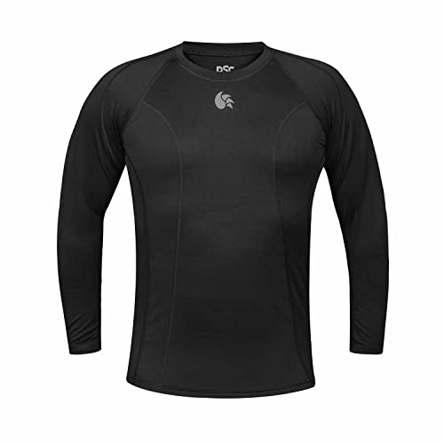 Image of DSC Mens Full Sleeve Compression T-Shirt - Breathable Base Layer for Cricket, Gym - Skin-Fit Performance Activewear for Training, and Fitness Activities