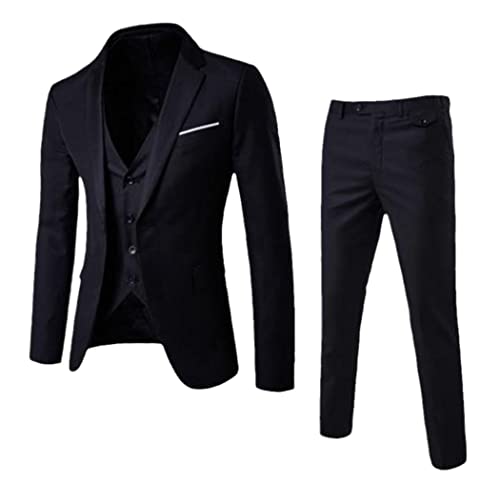 Costume de mariage homme uni ensemble slim blazer et pantalon élégant
