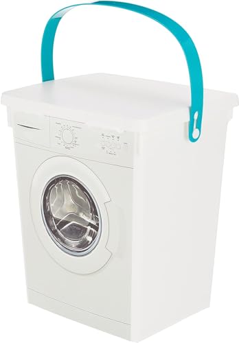 eMKay® Plastic Laundry Dishwasher Washing Powder Tablet Detergent Storage Box Container