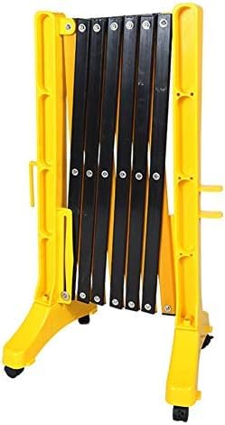 Barrière de circulation extensible et portable avec roues pour un déploiement rapide