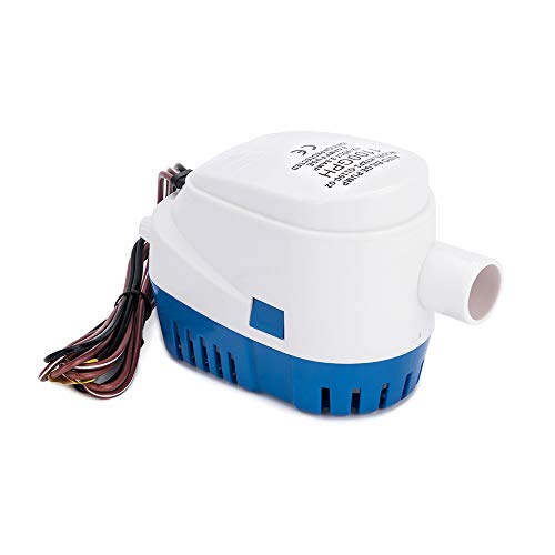Dontmiss HYBP1-G1100-02 Automatic Submersible Small Boat Bilge Pump 12V 1100Gph Auto thumb #1