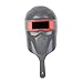 YWMJZEU Handheld Welding Helmet, Welder Mask with Eyeglass Eye Protection Face Shield for Grinding High Welding Operate Temperature, Gray