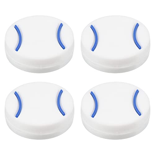 PATIKIL Tennis Racket Vibration Dampener, 4 Pack Soft Silicone Racquet Shock Absorber String Damping, White
