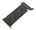 Produktbild LINKUP - Ultra PCIe 4.0 X16 Riser-Kabel [RTX3090 x570 B550 RX6900XT Getestet] Geschirmte Vertikale Steigleitung Portverlängerungs Gen4Gerade Buchse {20cm} PCI Express 3.0 Gen3 und TT Kompatibel