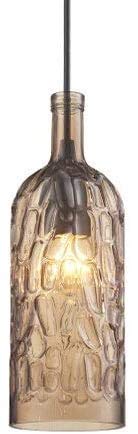 Lampe suspendue bouteille de vin en verre industriel de haute qualité