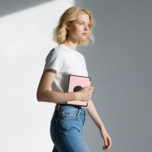 Image of CoBak 6 inch Magnetic Case, not for iPad (A073008) | Compatible with PopSockets /UGREEN /Anker Magnetic Grip and Stand, Auto Sleep and Wake, Pink