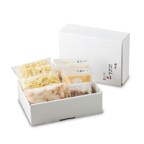 [全3回定期便][年間100万食販売!]博多もつ鍋 おおやま もつ鍋 みそ味 2人前 味噌 モツ鍋