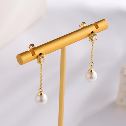 ToHeart Chain Link Earrings for Womens Hypoallergenic 14K Chain Earrings for Womens Minimalist 14K Gold Earrings for Girls3