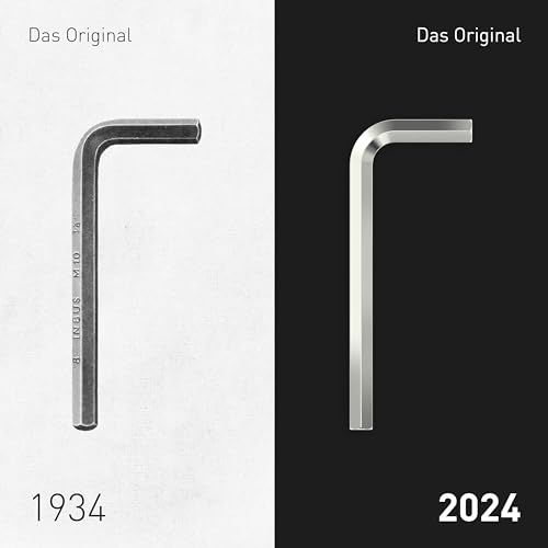 INBUS® Winkelschraubendreher Set 11tlg, 1.27–8mm, mit Kugelkopf – Ansicht 6