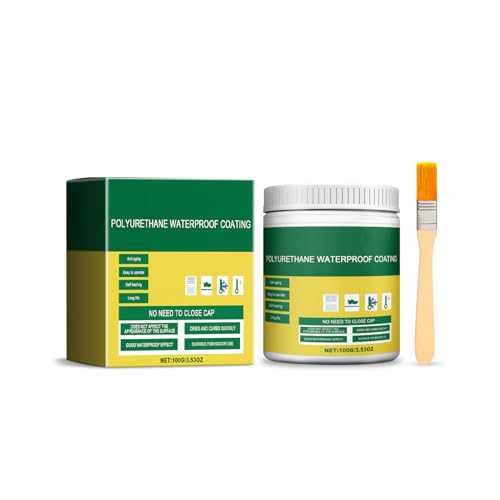 Glue Sellador Impermeable Transparente, Sellador Invisible Impermeable, Waterproof Insulating Sealant,Fácil de Usar para Techos, Baños, Ventanas, Piscinas y Más (100G)