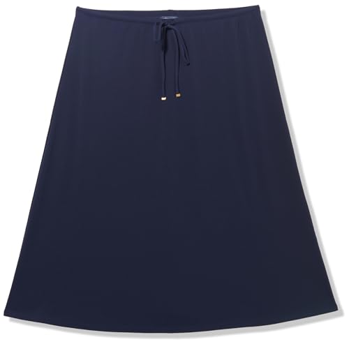 Jupe de sport femme Tommy Hilfiger en tricot uni bleu marine