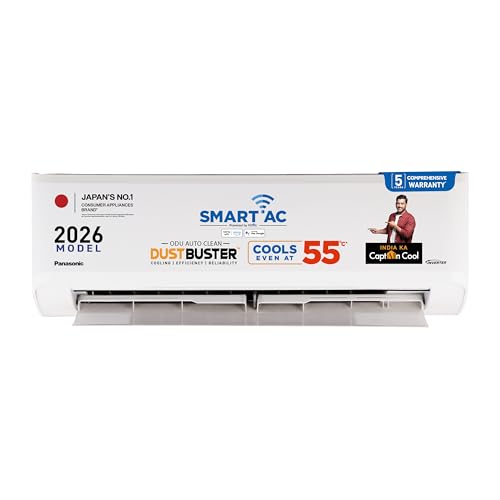 Panasonic 1.5 Ton 3 Star Premium Wi-Fi Inverter Smart Split AC (M...