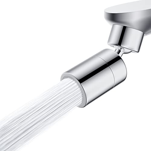 Comparison: Best Finish For Kitchen Faucet 11 Hibbent NSF/ANSI/CAN 61 Certified Faucet Aerator, Kitchen Sink Aerator, 2 Water Flow CUPC Certification 360-degree Swivel Faucet Extender, 55/64 Inch Female Thread, Water Saving-Chrome Finish