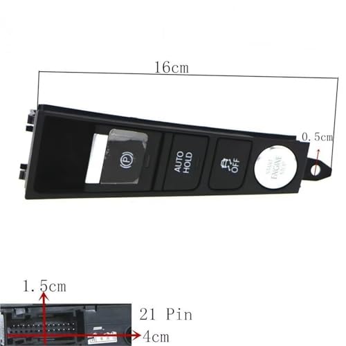 Bouton de Frein à Main Passat CC 3AB927137A Interrupteur Auto Hold - 7