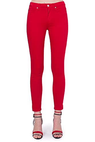 Tommy Hilfiger Damen TH Flex Como Skinny RW A CLR Jeans, Primärrot