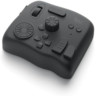 TOUR BOX Elite - Bluetooth Video Editing Controller Color Grading Speed Editor, Intuitive Control, Professional Digital Creator Console for Davinci, Premiere, Final Cut Pro and More, Mac/PC (Black)
