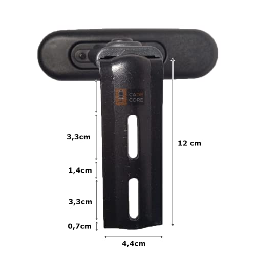 Par De Braços Reguláveis Para Cadeira De Escritório - Preto