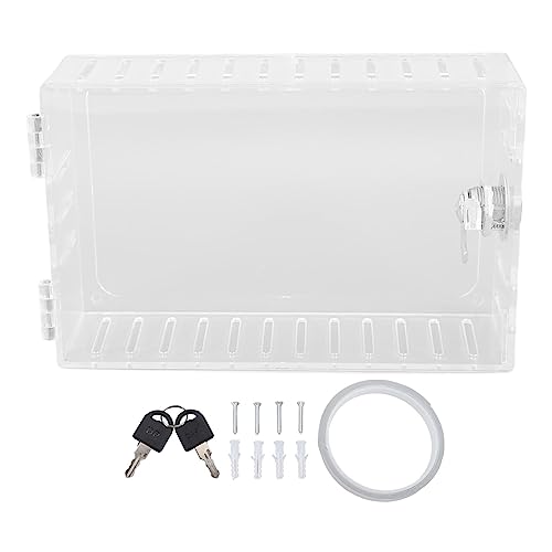 Termostato Buardar cubierta de plástico transparente Cubierta universal con llave para uso industrial