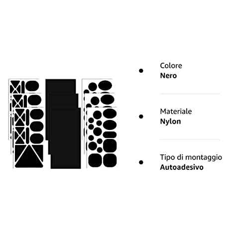 9 Fogli Patch Nylon Riparazione Patch Autoadesiva