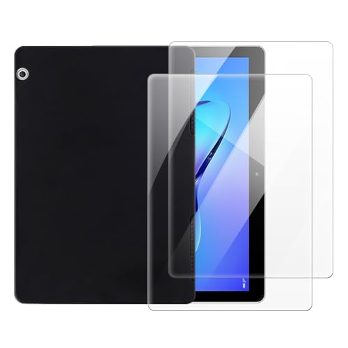 Funda Huawei MediaPad T3 10 2017 protector pantalla vidrio templado 9.6 negro