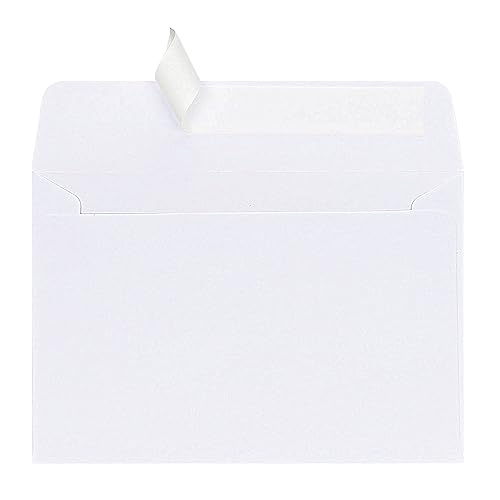 Office Depot® Brand Greeting Card Envelopes, A4, 4-1/4" x 6-1/4", Clean Seal, White, Box Of 25