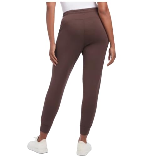 Danskin Scuba Pants Super Soft Relax Style ~ 2 Pockets and Waist Band Adjustable Draw Cord ~ Inseam 28" ~ Ankle Cuff (US, Alpha, Medium, Regular, Regular, Standard, Espresso Brown)4