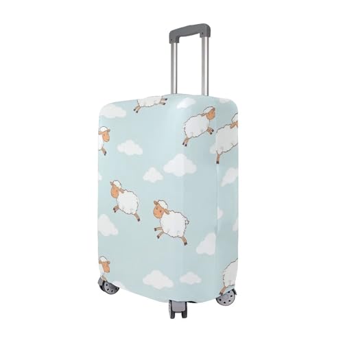Joisal Suitcase Covers Luggage Protector Cute Protection Cartoon Flight Travel Suitcase Sleeve Cartoon Style, L, Fits 26-28 Inch Case3