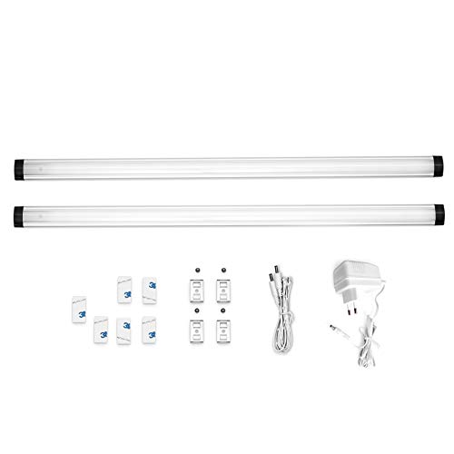 Hyperikon Under Cabinet LED Lighting, 20 Inch 5W, Dimmable Under Counter LED Bar, 4000K Daylight, Touch Sensor, 2 Pack