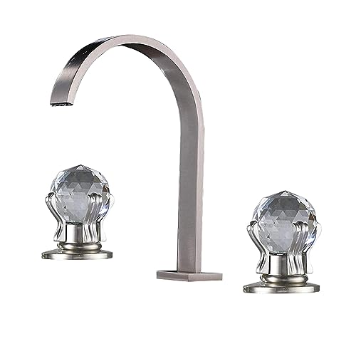 Robinetterie de lavabo carrée design pour salle de bains