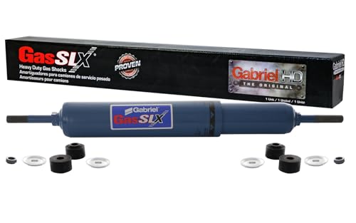 Gabriel 89455 GasSLX Adjustable Heavy Duty Rear Shock Absorbers for Kenworth T270 T370 T440 T660 T680 T880 W900; Peterbilt 320 330 337 362 365 367 379 385 386 536 OEM# 0308781 C716005 (1 Pack)