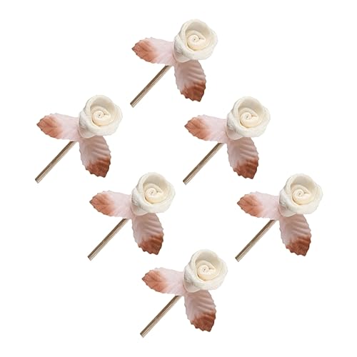6 unidades palitos difusores de aromas de ratán natural miniatura 1