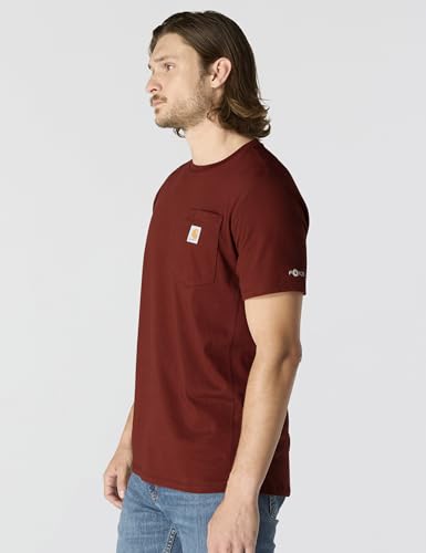 Image of Carhartt Men's Force Relaxed Fit Midweight Short-Sleeve Pocket T-Shirt