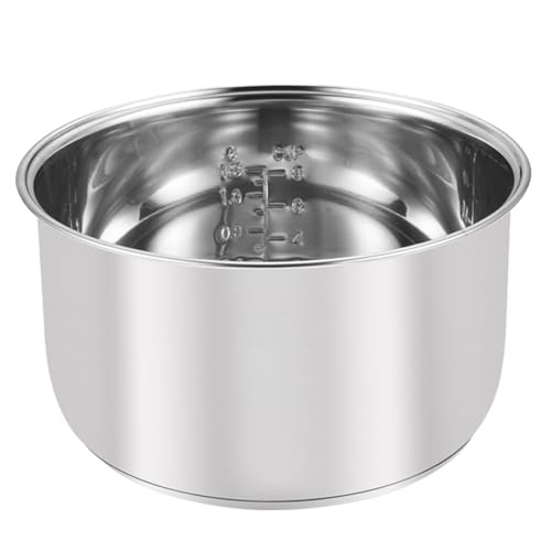 Reemplazo de Olla de Olla de arroz 3L Cocinera de arroz de Acero Inoxidable Antiadherente de Acero Inoxidable POTA con Escala para CASA del Home Dorm Hotel Interno, INOXINO, S