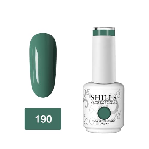Image of SHILLS PROFESSIONAL Uv /Led Soak Off Glossy Finish Nail Polish Nail Art Nail Polish Color Shade 190, 15 Ml