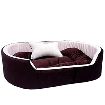 Little Smile Luxurious Bed for Dog and Cat Export Quality,Reversible Super Soft.Brown$1