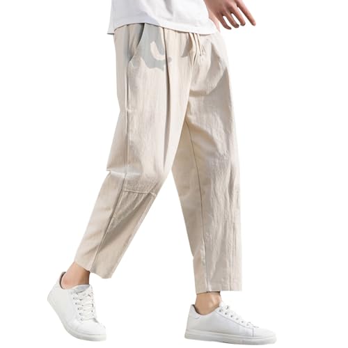 Pantalons décontractés pour hommes version coréenne ample et droite pour le printemps été
