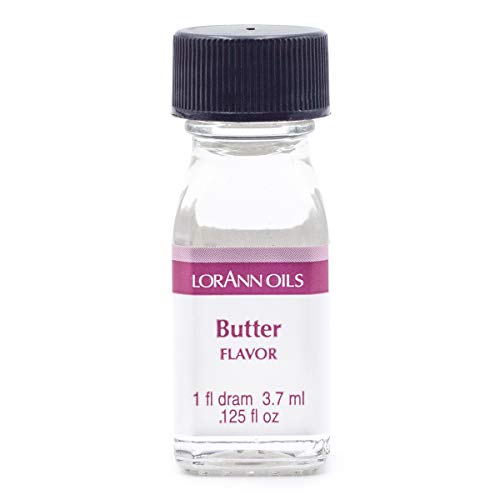 LorAnn Butter Rum SS Flavor, 1 dram bottle (.0125 fl oz - 3.7ml - 1 teaspoon) - 2 Pack