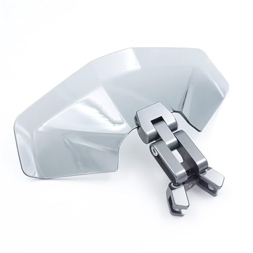 Déflecteur moto universel réglable gris idéal pour longs trajets et voyages