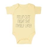 listery Funny Baby Clothes infant For Boys Girls Newborn Gender Neutral Baby Clothes Bodysuit 3M