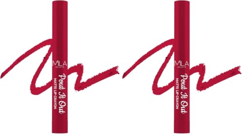Image of Mila Beaute Pout It Out Matte Lip Crayon | Highly Pigmented & Enriched With Jojoba Oil | Soft Matte Finish | Creamy & Light Weight Texture | Smooth Glide Application | Shade - (Ariel 1.25g)