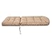 PillowPrim Gartenstuhl Auflagen - Bequeme Liegen als Sitzauflagen für Gartenmöbel - Extra Dicke Sitzauflagen - Polsterauflagen für Hochlehner - Kissen Garten im Freien - 145 x 56 x 10 – Beige
