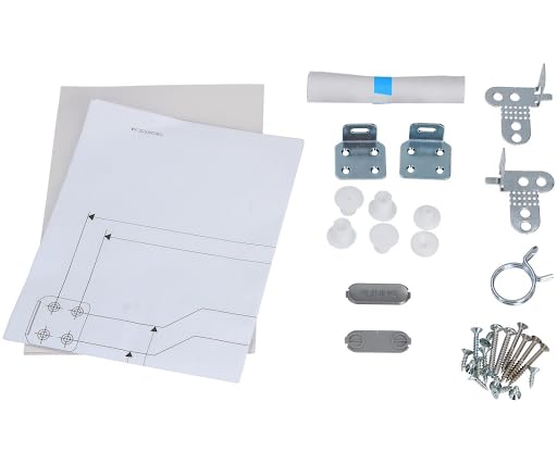 Kit de fixation (glissières) porte d'origine Lave-vaisselle 1784430296, C00919854 BEKO